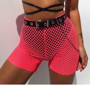 NEON MESH BIKER SHORTS✨